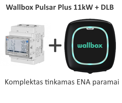 Wallbox Pulsar Plus 11 Kw 5m juodas